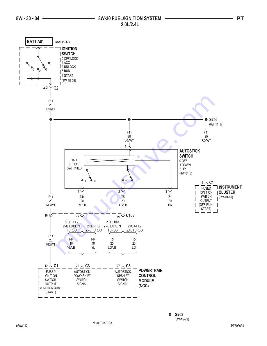 Chrysler PT Cruiser Service & Repair Manual Download Page 694