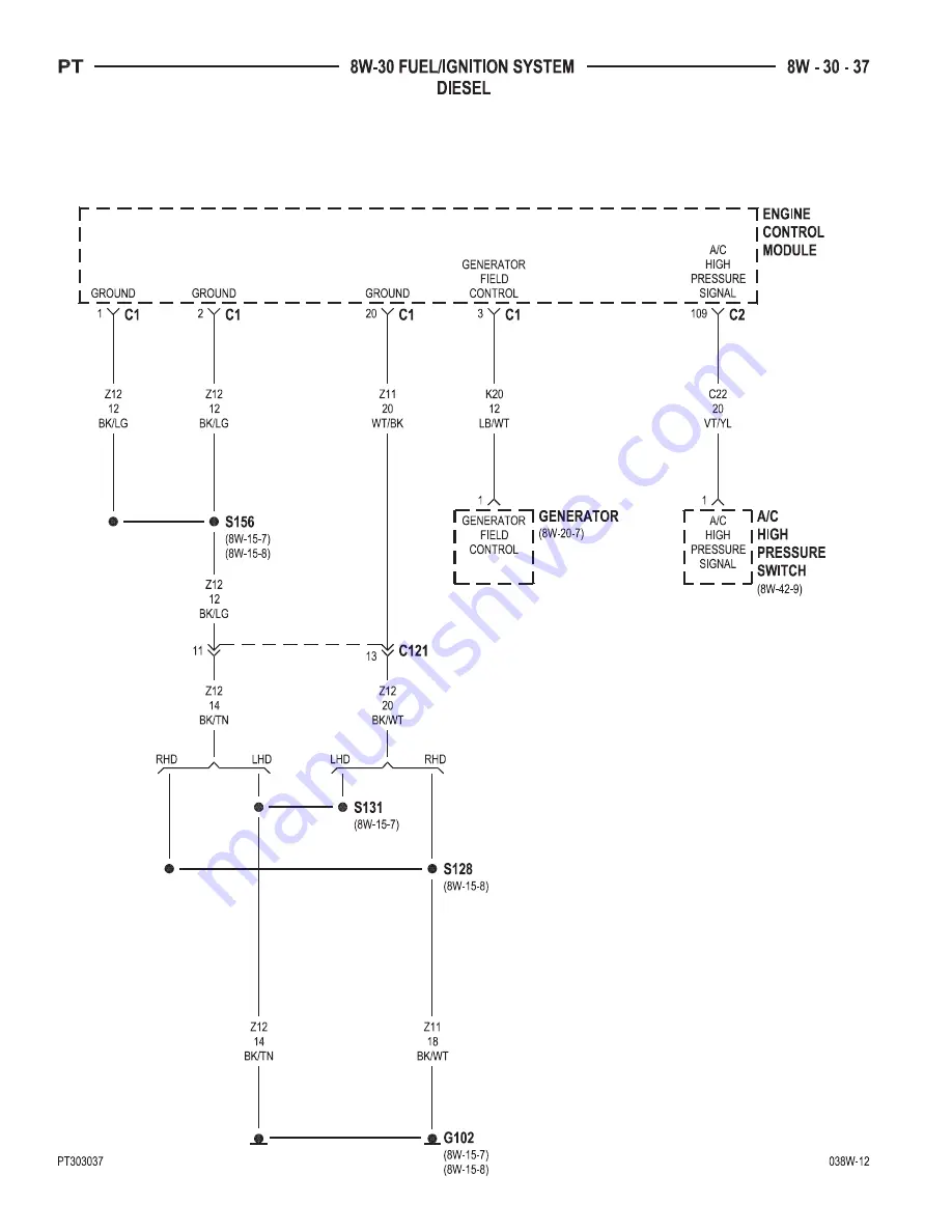 Chrysler PT Cruiser Service & Repair Manual Download Page 697