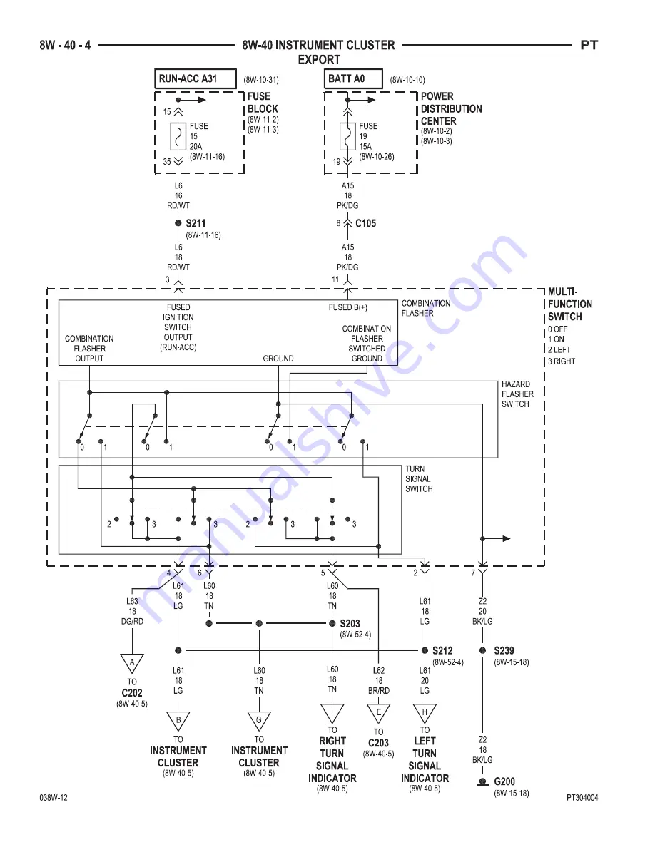 Chrysler PT Cruiser Service & Repair Manual Download Page 748