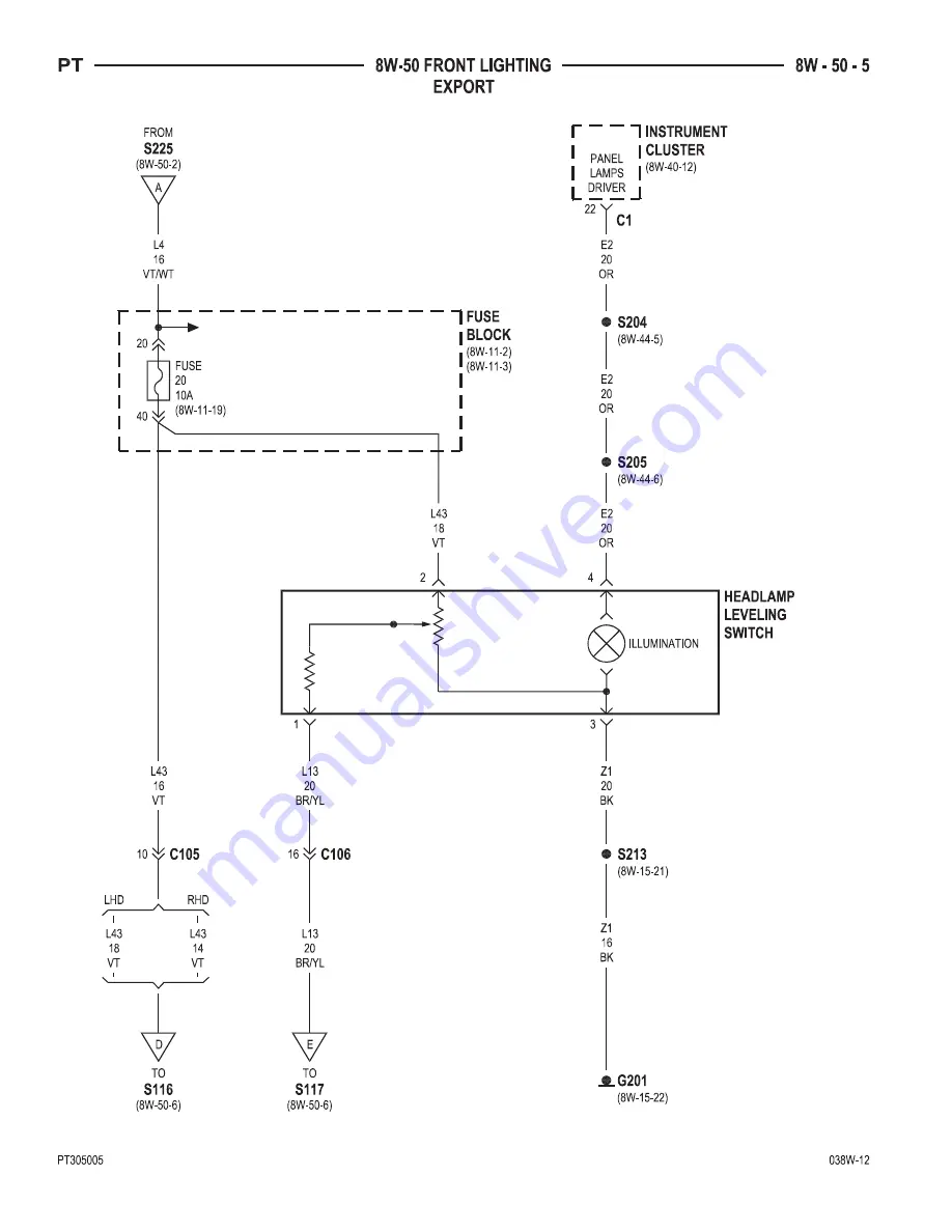 Chrysler PT Cruiser Service & Repair Manual Download Page 803