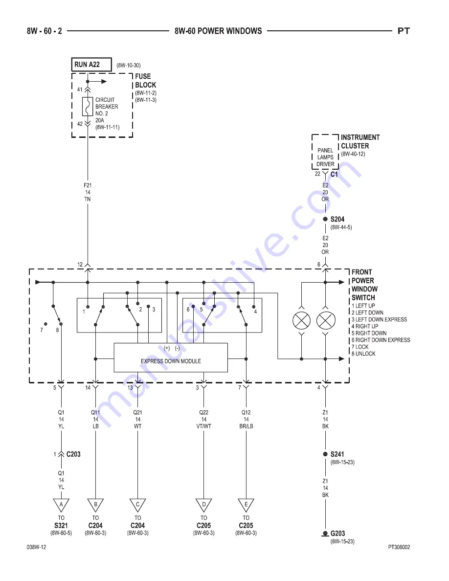 Chrysler PT Cruiser Service & Repair Manual Download Page 830