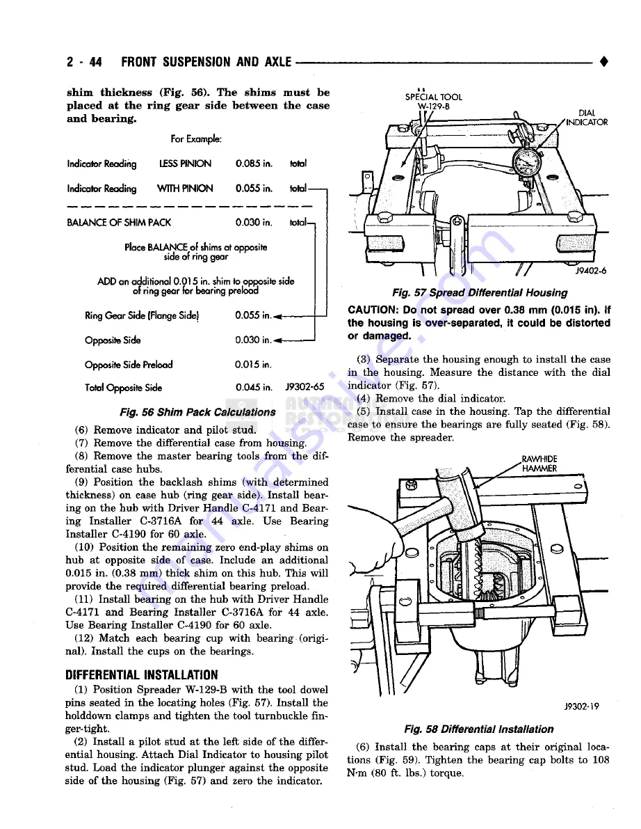 Chrysler RAM TRUCK 1500 1994 Скачать руководство пользователя страница 101