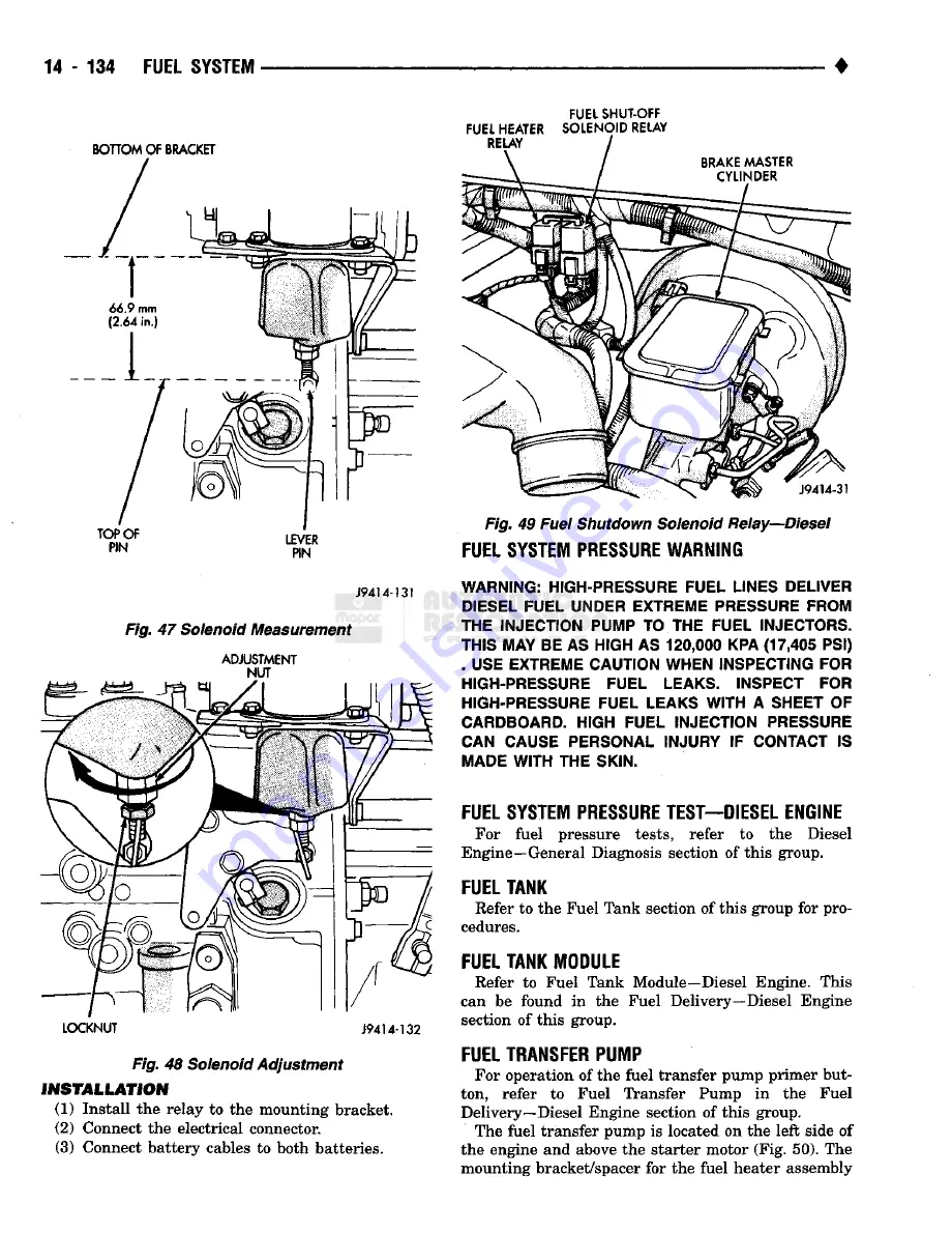 Chrysler RAM TRUCK 1500 1994 Скачать руководство пользователя страница 1075