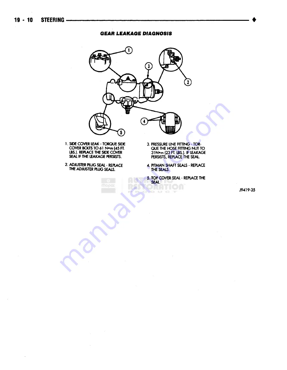 Chrysler RAM TRUCK 1500 1994 Service Manual Download Page 1107