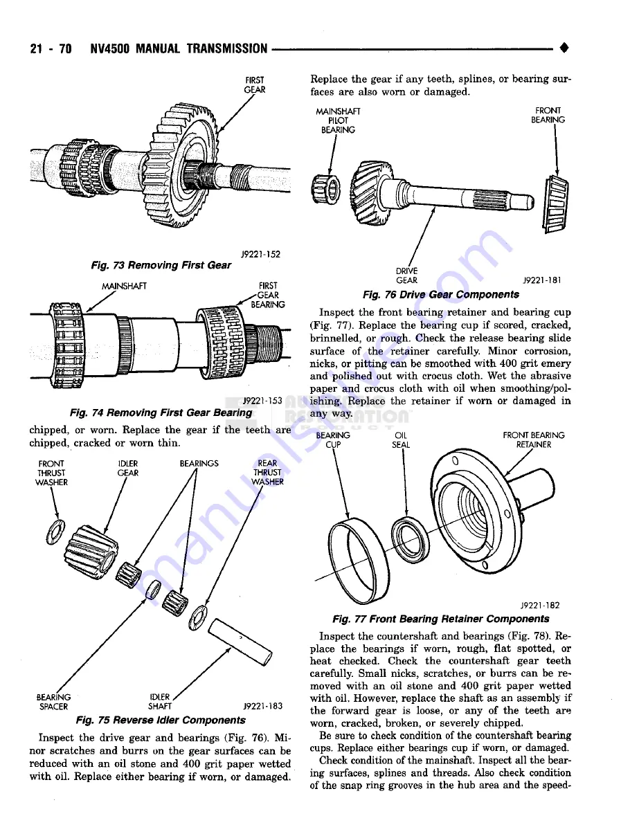 Chrysler RAM TRUCK 1500 1994 Service Manual Download Page 1207