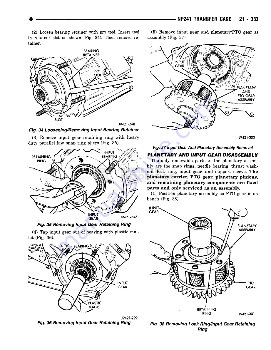 Chrysler RAM TRUCK 1500 1994 Service Manual Download Page 1520