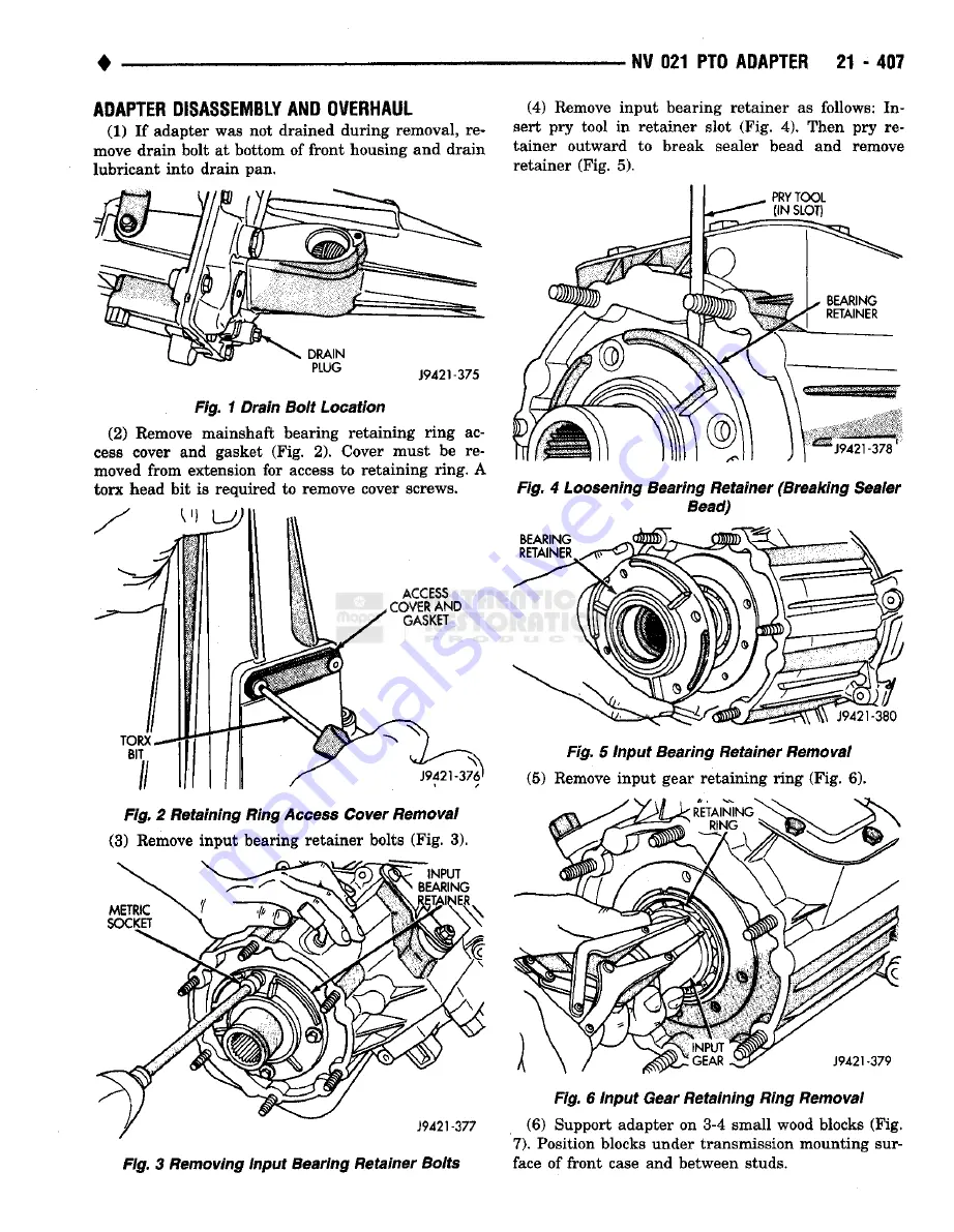 Chrysler RAM TRUCK 1500 1994 Скачать руководство пользователя страница 1544