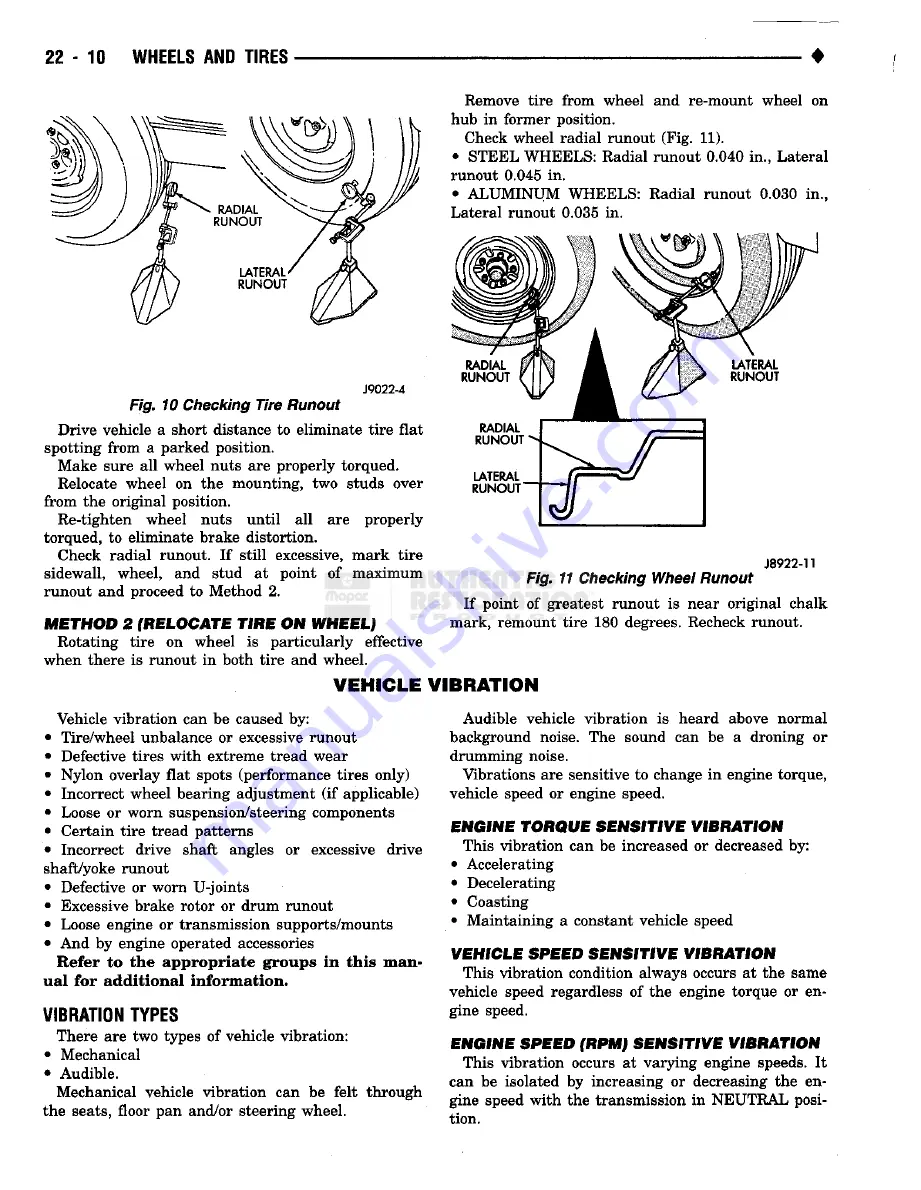 Chrysler RAM TRUCK 1500 1994 Service Manual Download Page 1571