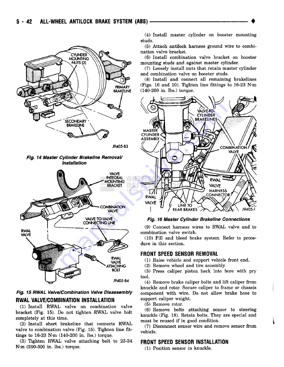 Chrysler RAM TRUCK 1500 1994 Скачать руководство пользователя страница 201