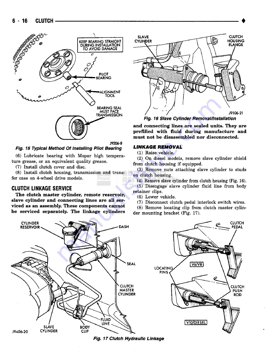 Chrysler RAM TRUCK 1500 1994 Service Manual Download Page 249