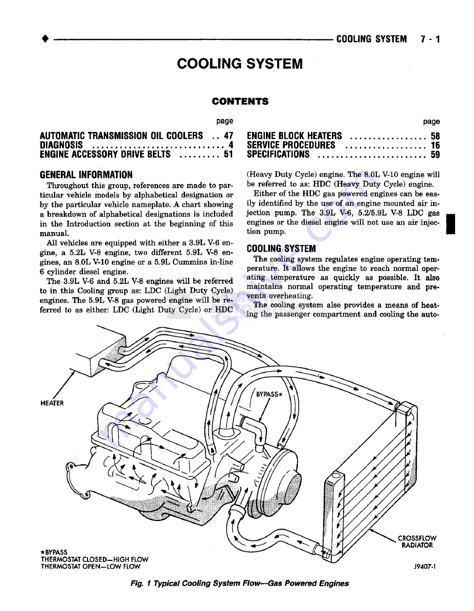 Chrysler RAM TRUCK 1500 1994 Скачать руководство пользователя страница 256