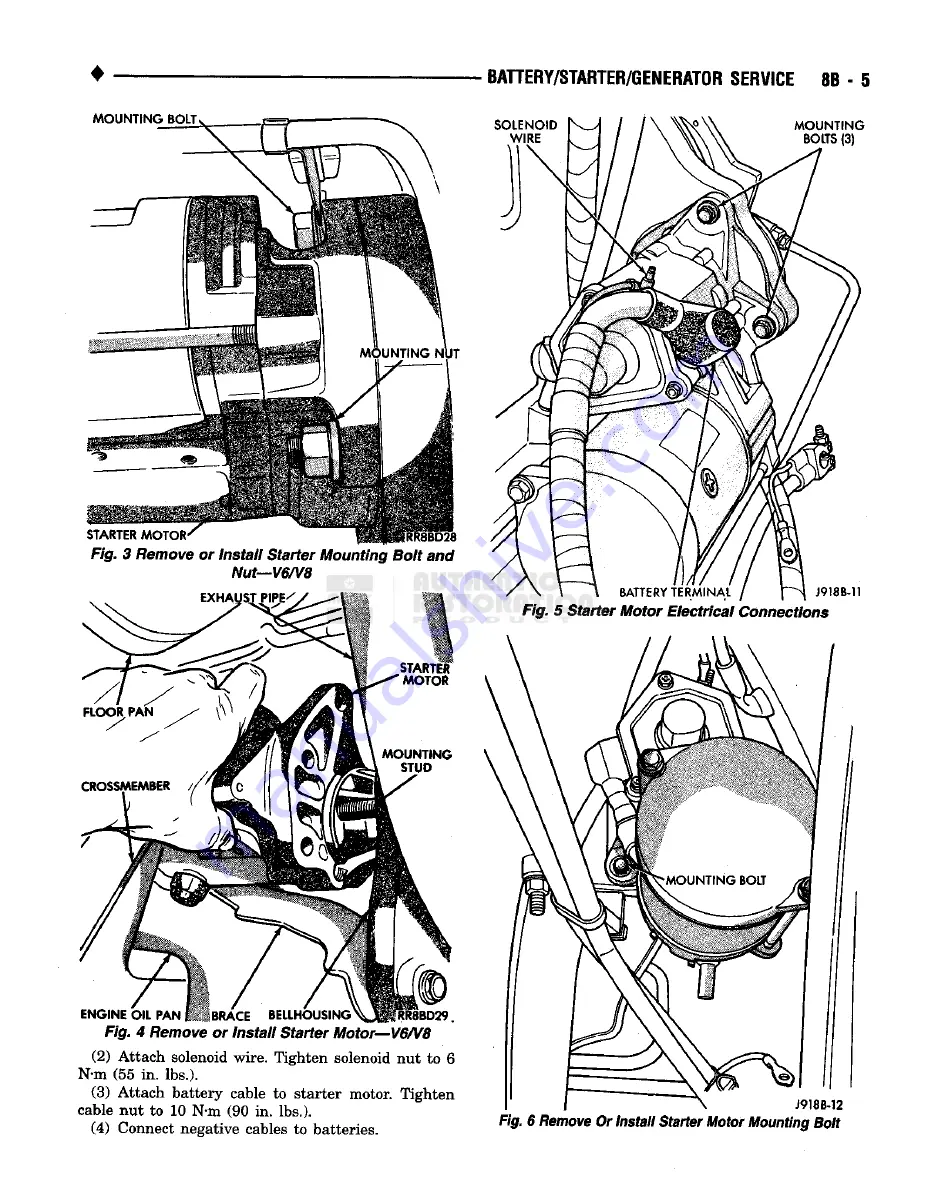 Chrysler RAM TRUCK 1500 1994 Service Manual Download Page 342