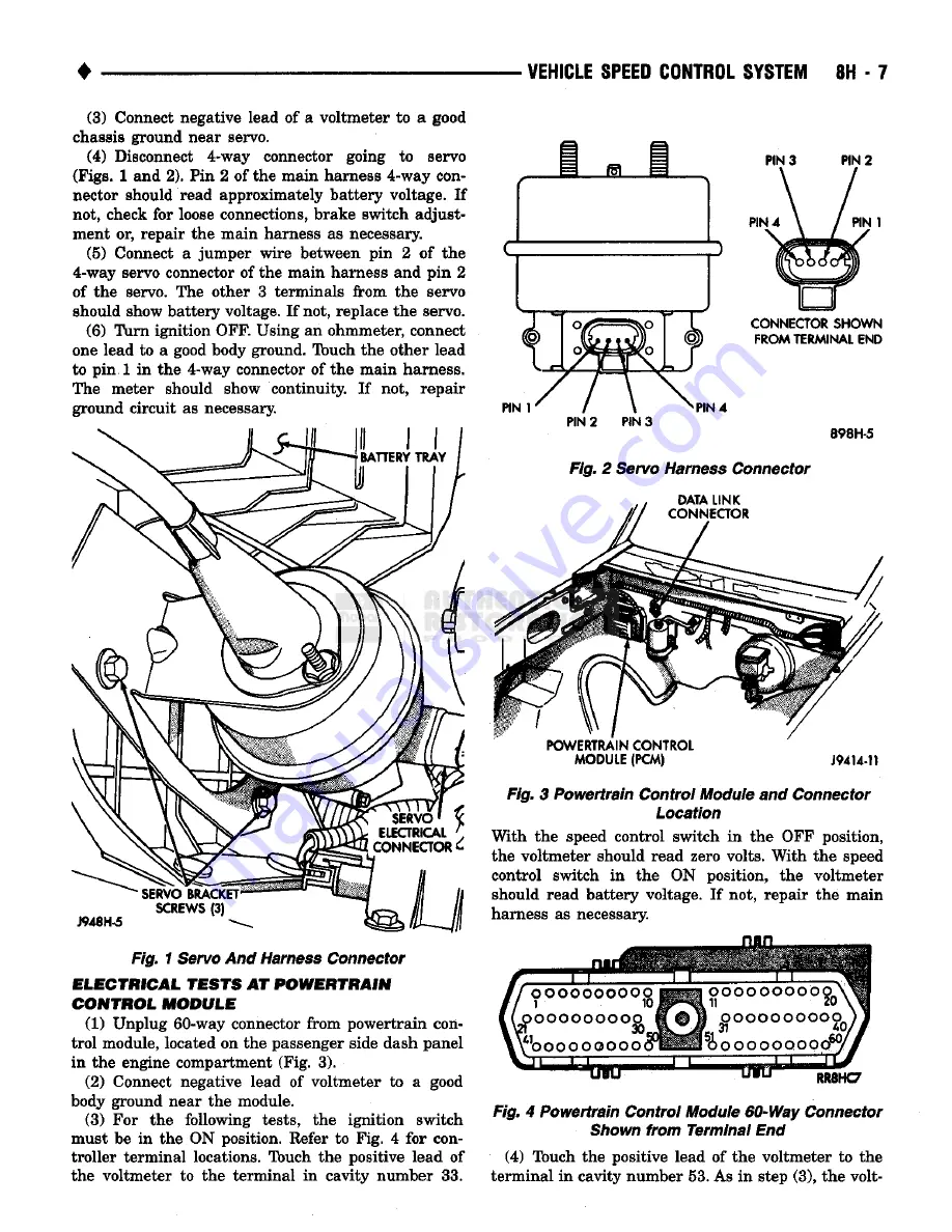 Chrysler RAM TRUCK 1500 1994 Скачать руководство пользователя страница 456