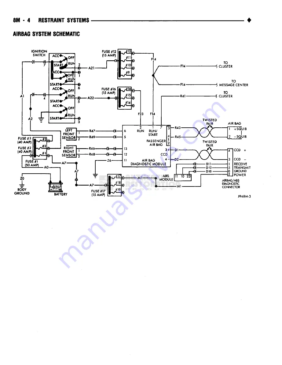 Chrysler RAM TRUCK 1500 1994 Скачать руководство пользователя страница 497