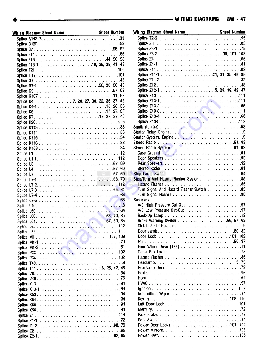 Chrysler RAM TRUCK 1500 1994 Скачать руководство пользователя страница 576