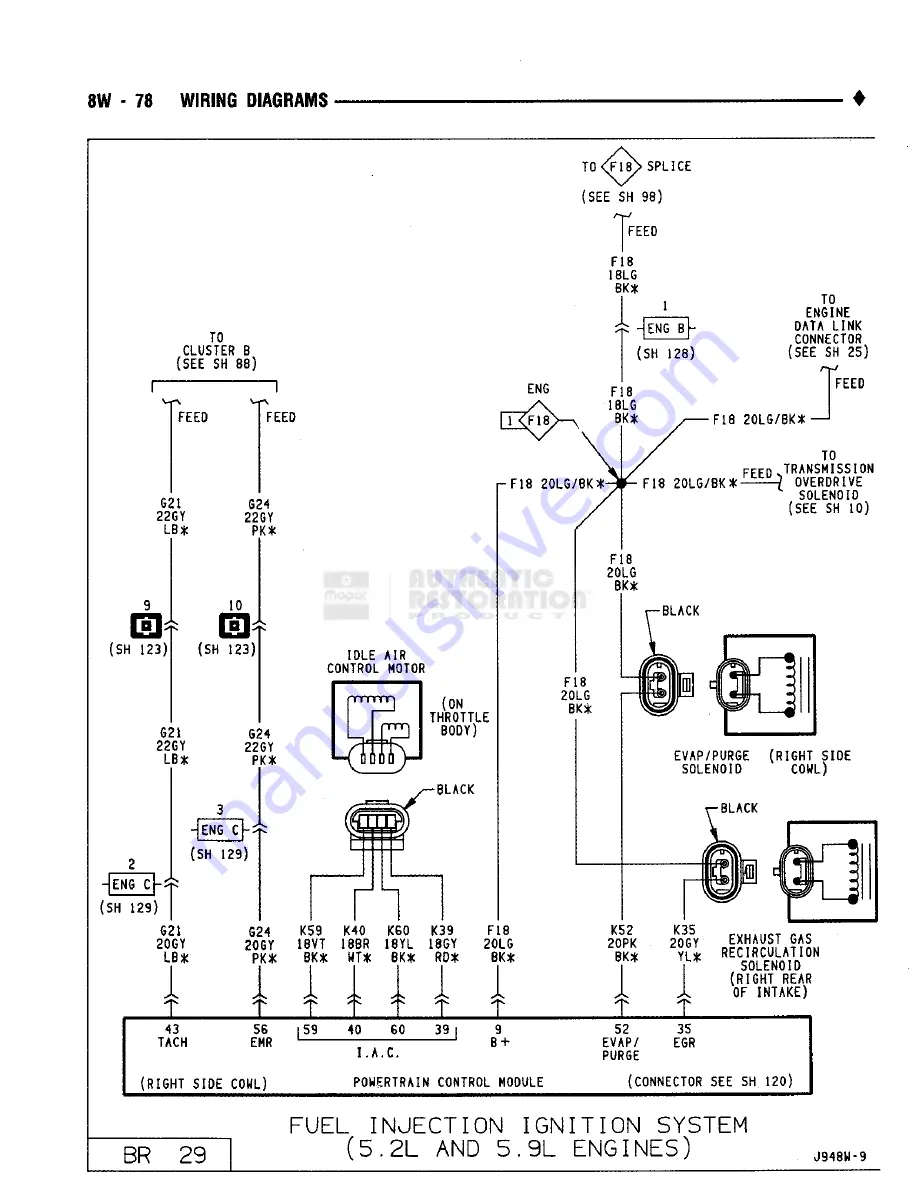 Chrysler RAM TRUCK 1500 1994 Скачать руководство пользователя страница 607