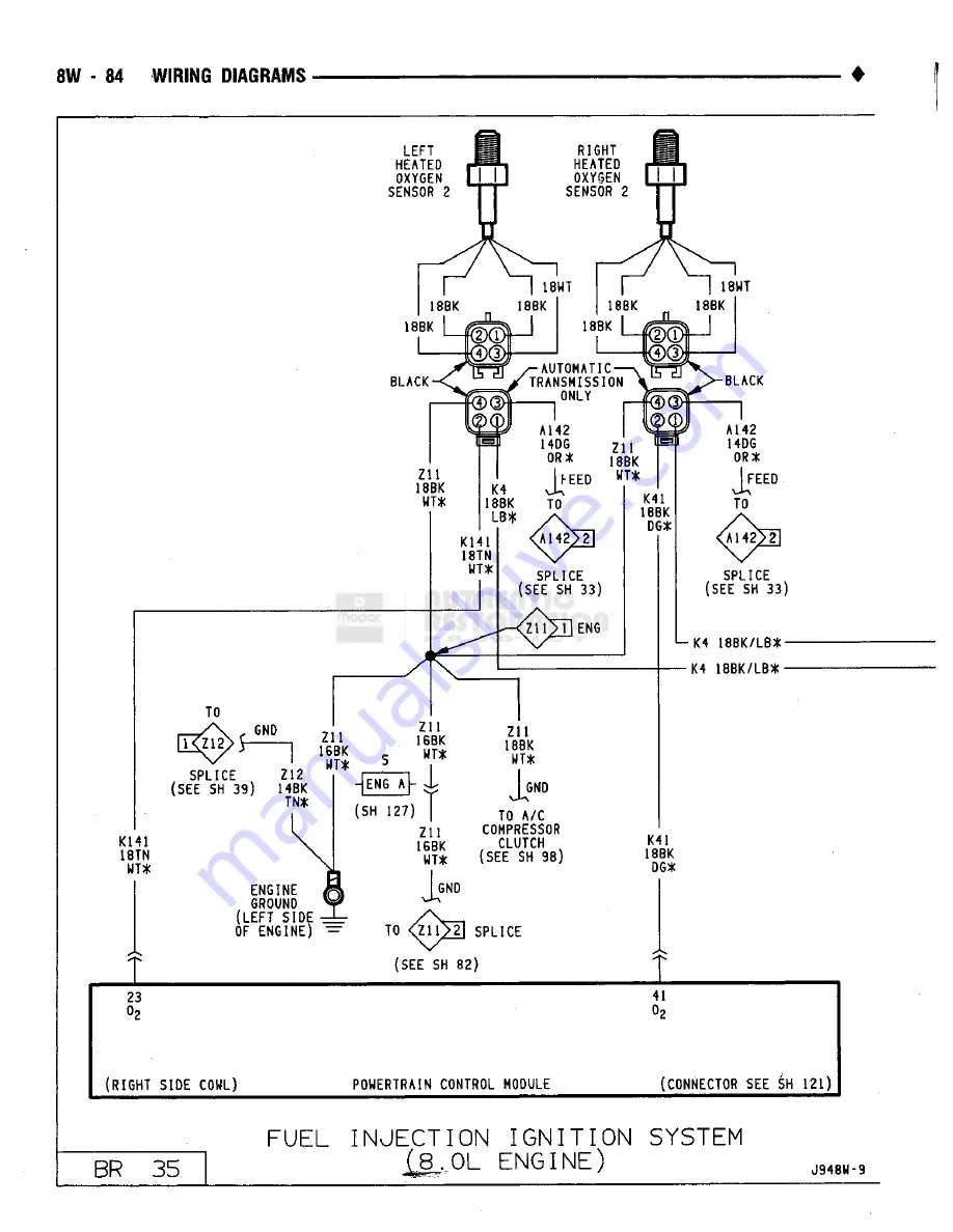 Chrysler RAM TRUCK 1500 1994 Скачать руководство пользователя страница 613