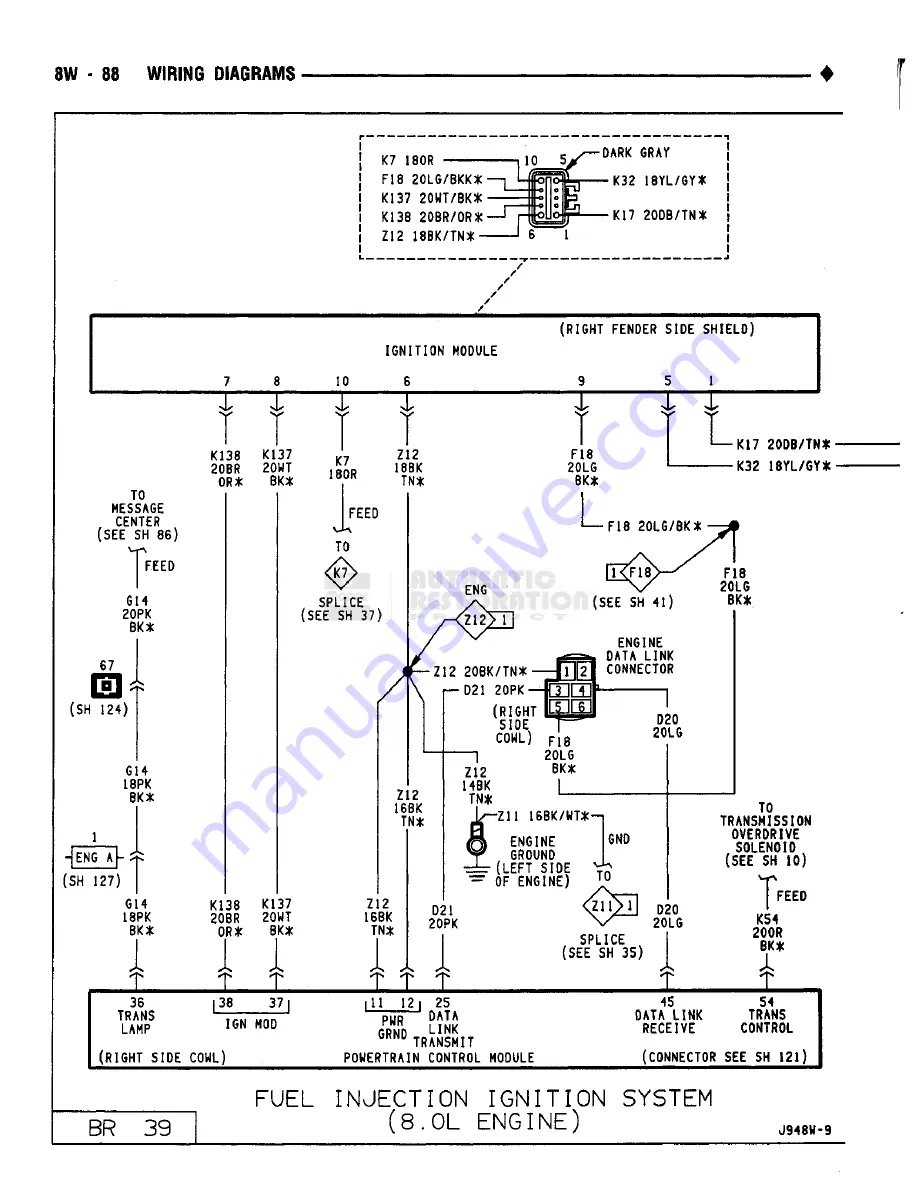 Chrysler RAM TRUCK 1500 1994 Service Manual Download Page 617