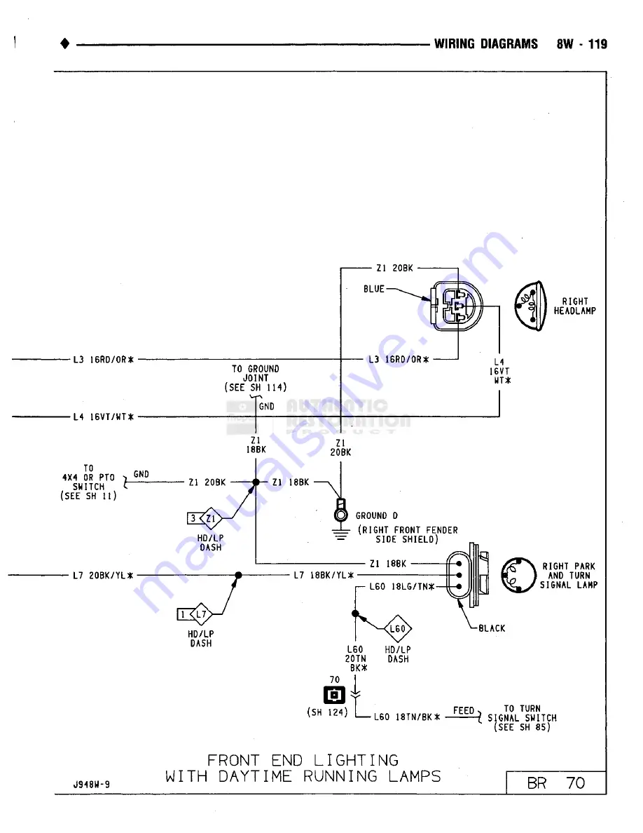 Chrysler RAM TRUCK 1500 1994 Скачать руководство пользователя страница 648