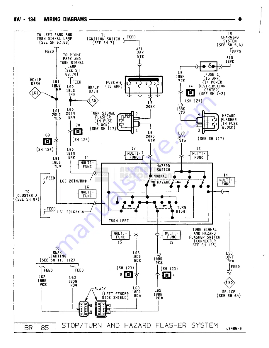 Chrysler RAM TRUCK 1500 1994 Скачать руководство пользователя страница 663