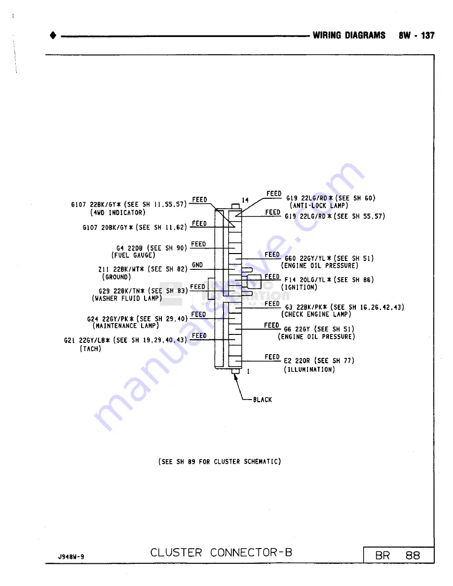 Chrysler RAM TRUCK 1500 1994 Скачать руководство пользователя страница 666