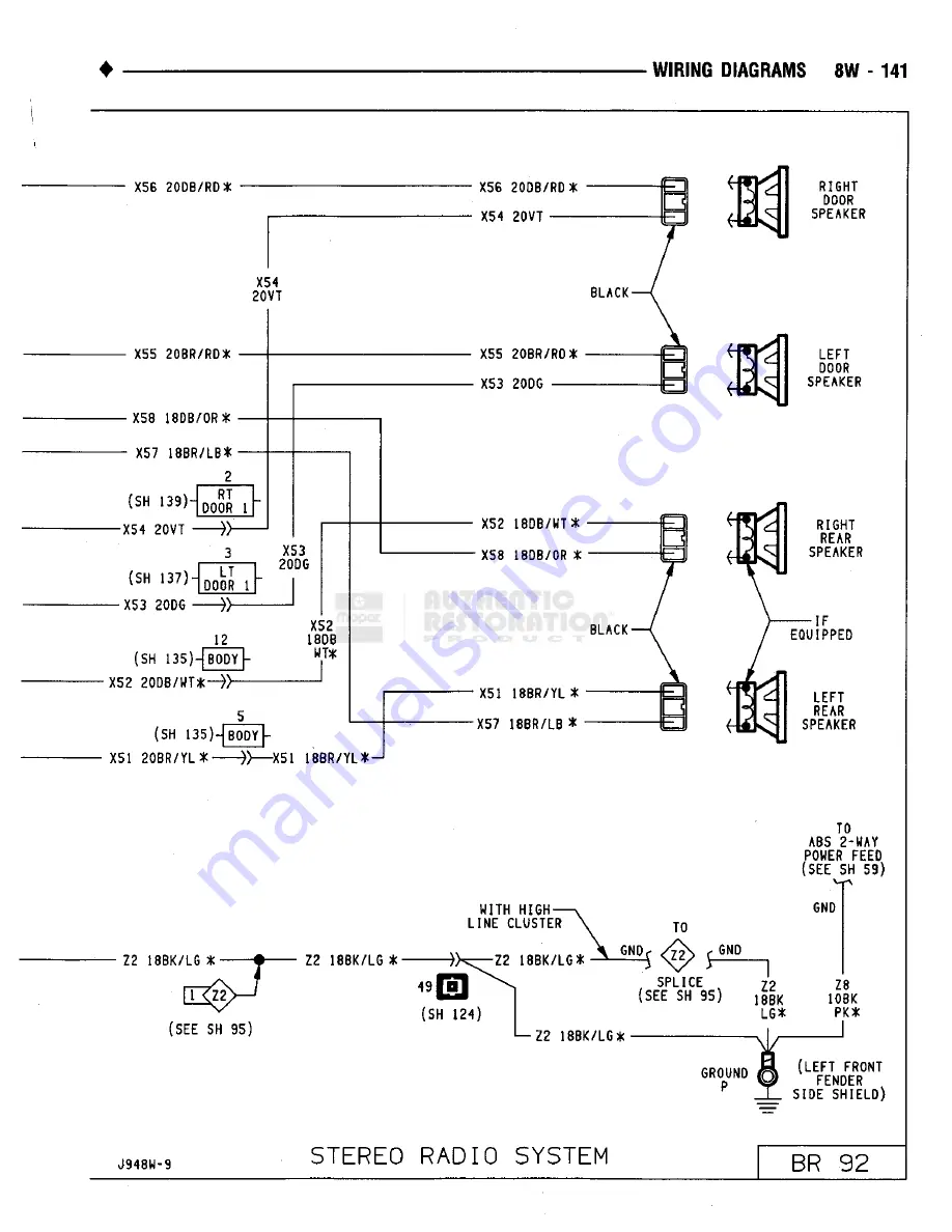 Chrysler RAM TRUCK 1500 1994 Скачать руководство пользователя страница 670