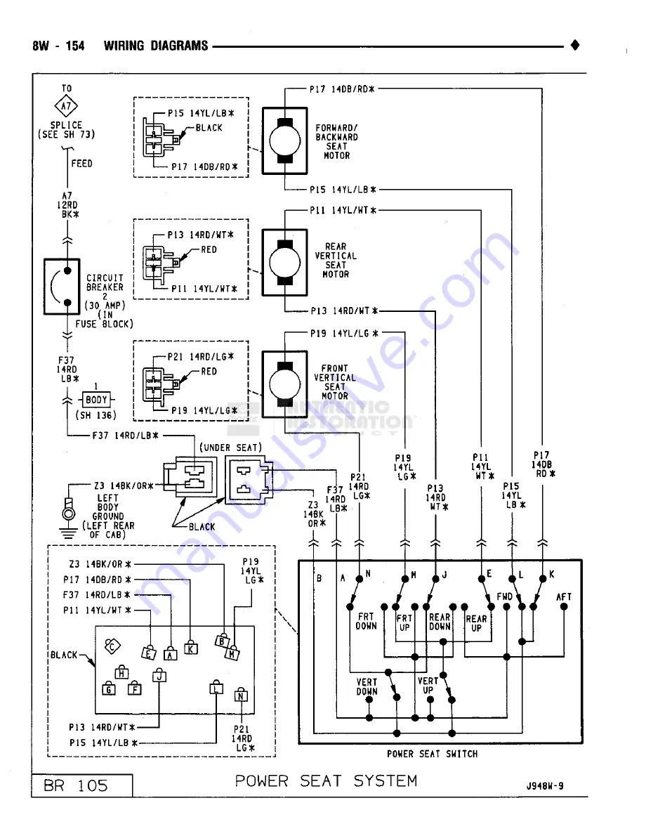 Chrysler RAM TRUCK 1500 1994 Service Manual Download Page 683