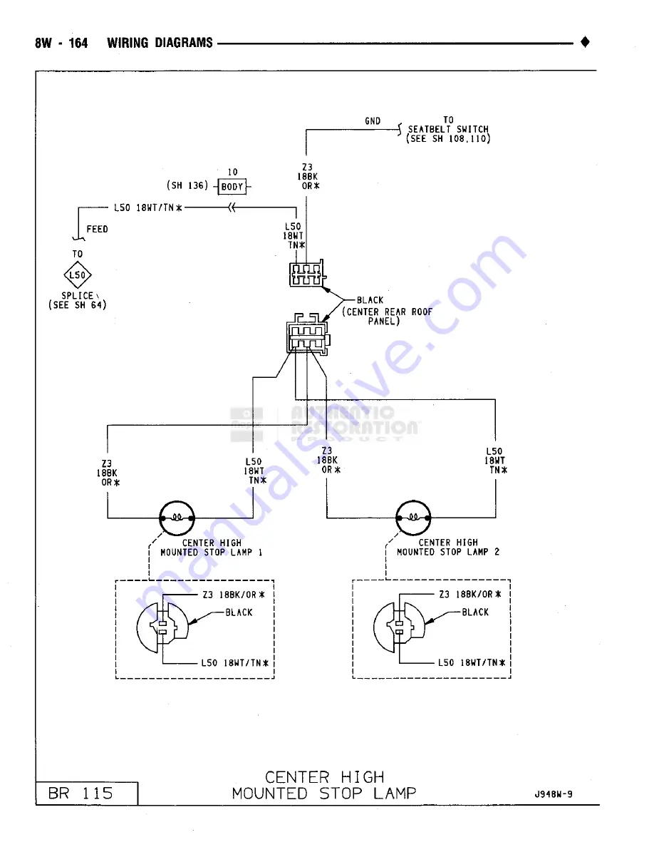 Chrysler RAM TRUCK 1500 1994 Service Manual Download Page 693