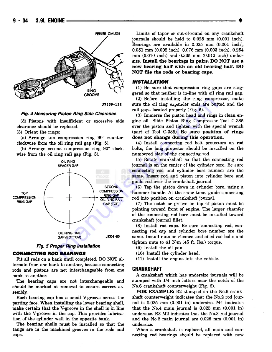 Chrysler RAM TRUCK 1500 1994 Service Manual Download Page 755