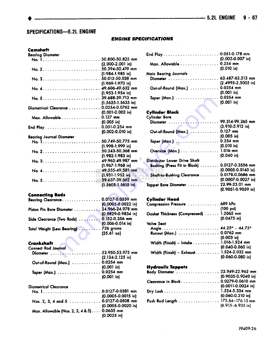 Chrysler RAM TRUCK 1500 1994 Service Manual Download Page 788