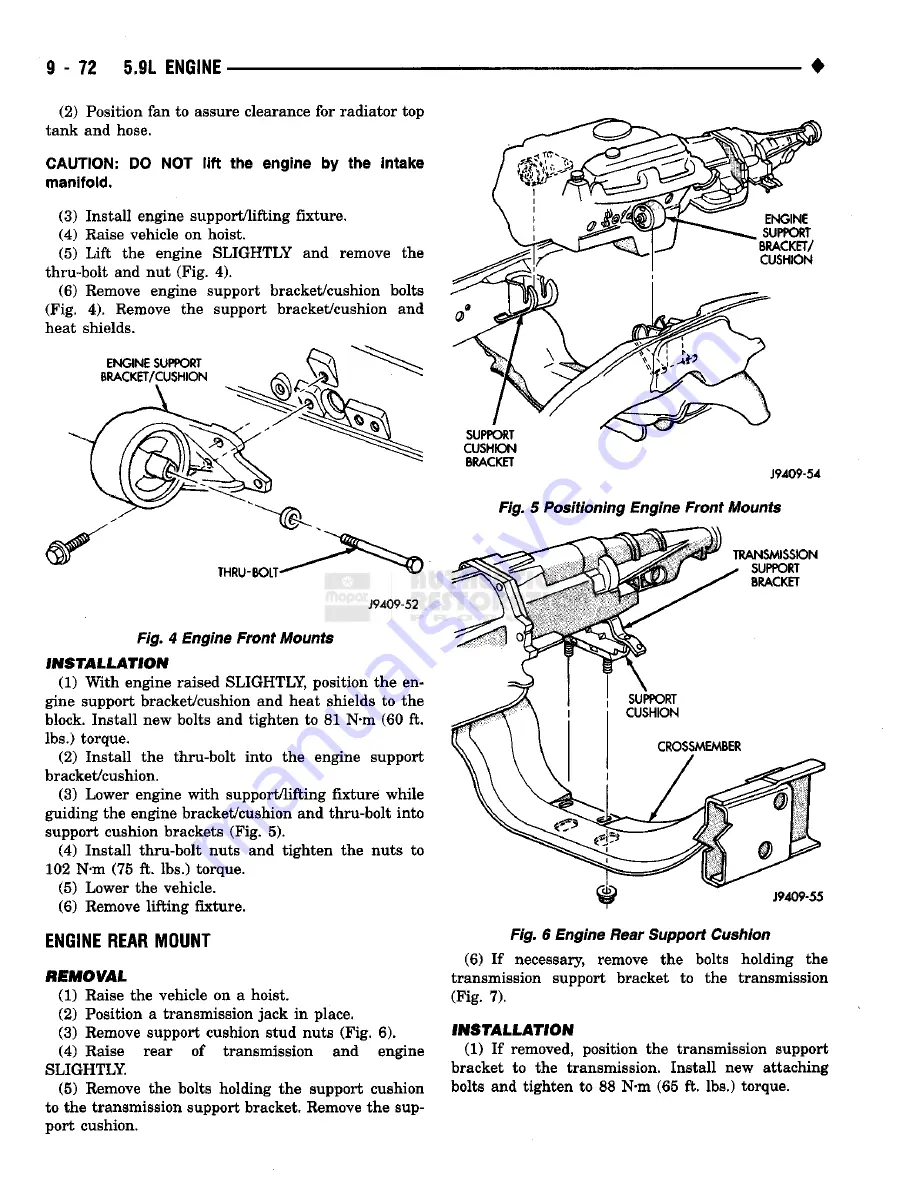 Chrysler RAM TRUCK 1500 1994 Скачать руководство пользователя страница 793