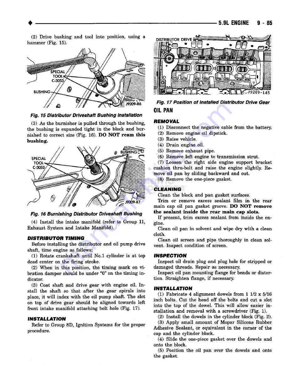 Chrysler RAM TRUCK 1500 1994 Service Manual Download Page 806