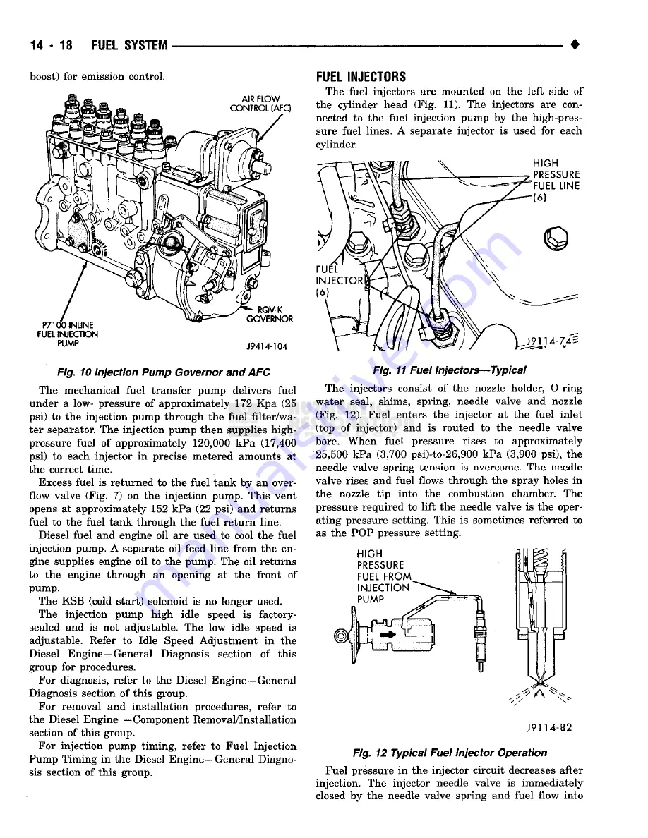 Chrysler RAM TRUCK 1500 1994 Скачать руководство пользователя страница 959