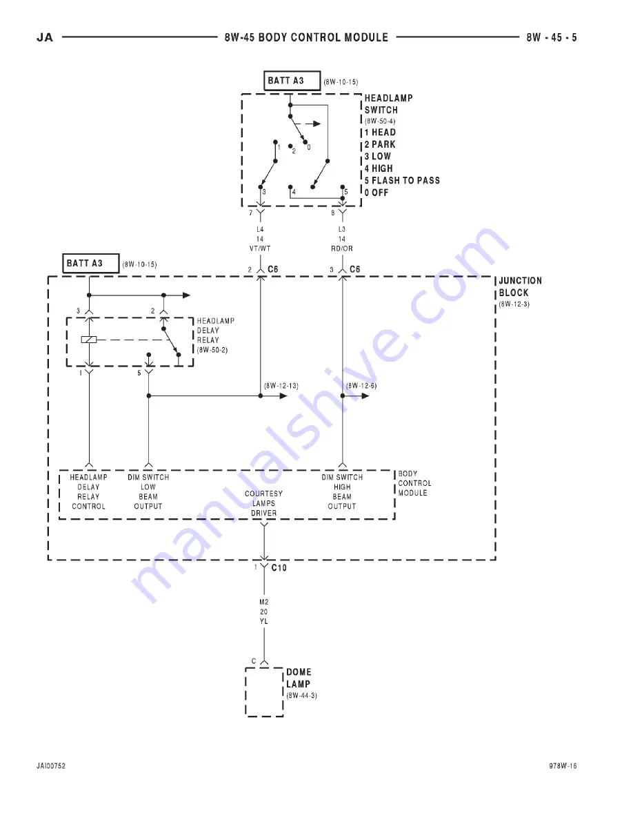 Chrysler Stratus LHD 1997 Interactive Electronic Service Manual Download Page 680