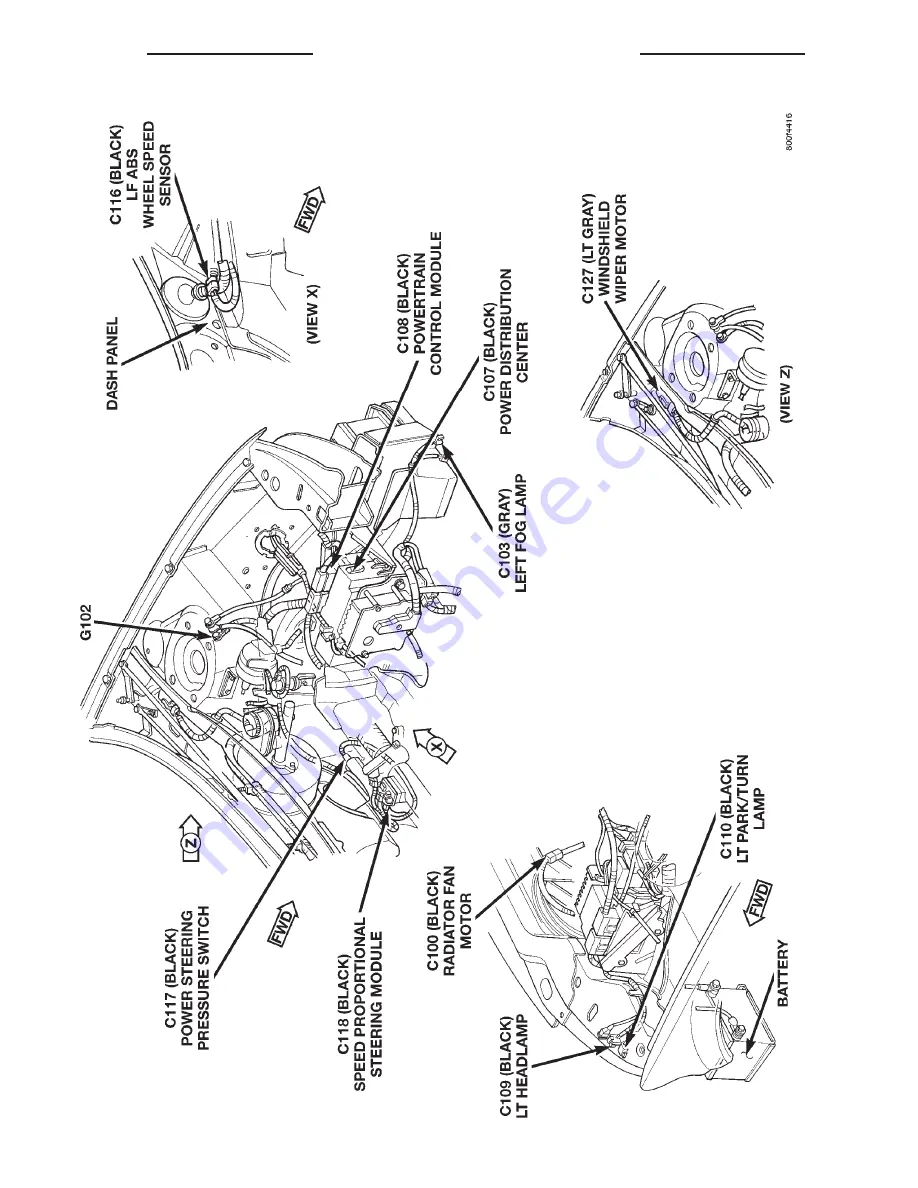 Chrysler Stratus LHD 1997 Interactive Electronic Service Manual Download Page 813