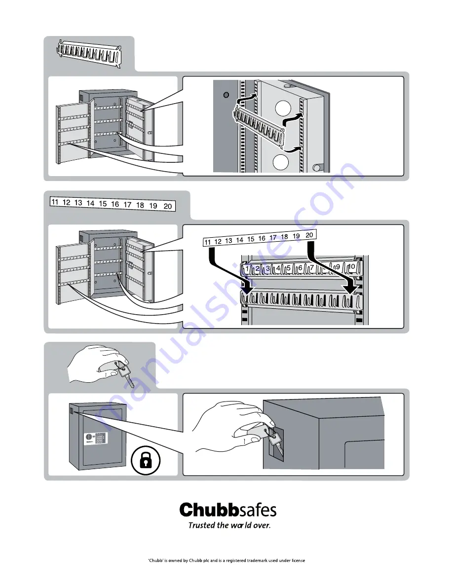 Chubbsafes Epsilon Electronic Quick User Manual Download Page 8