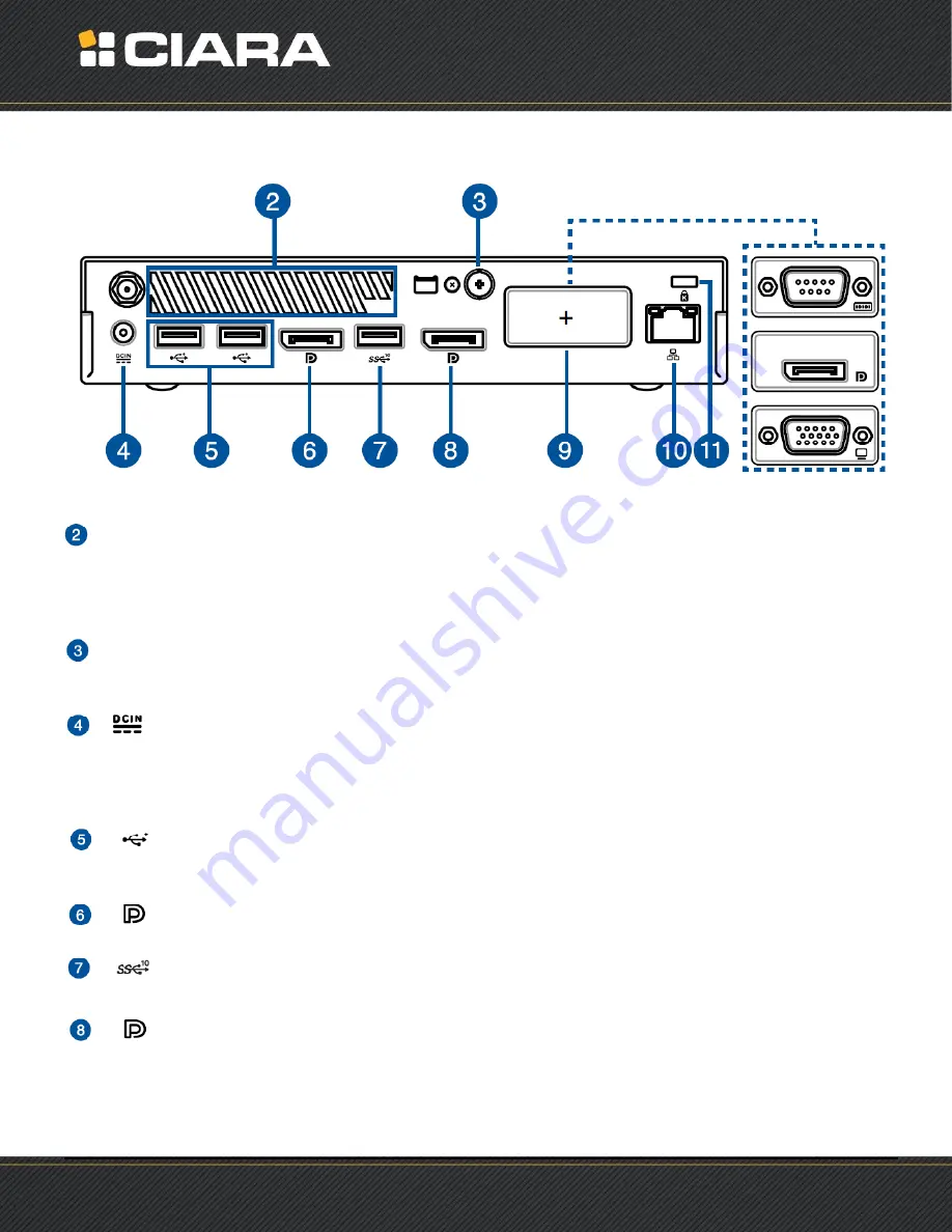 Ciara Astro PB60S User Manual Download Page 9