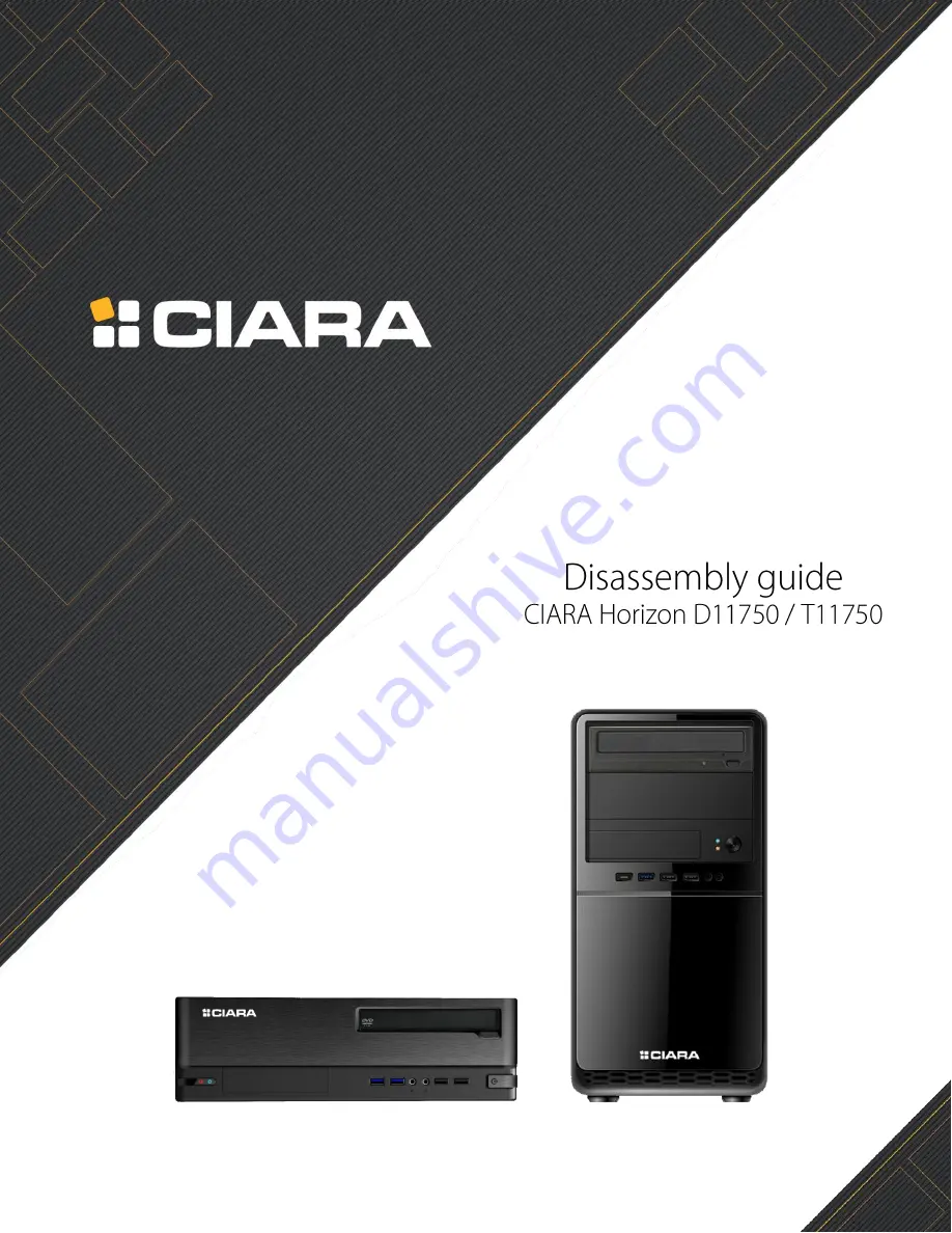 Ciara Horizon D11750 Disassembly Manual Download Page 1