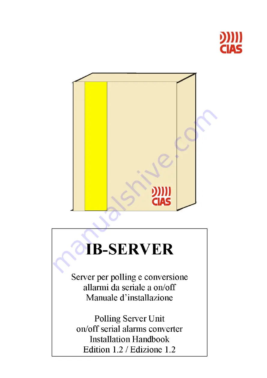 cias IB-SERVER Скачать руководство пользователя страница 1