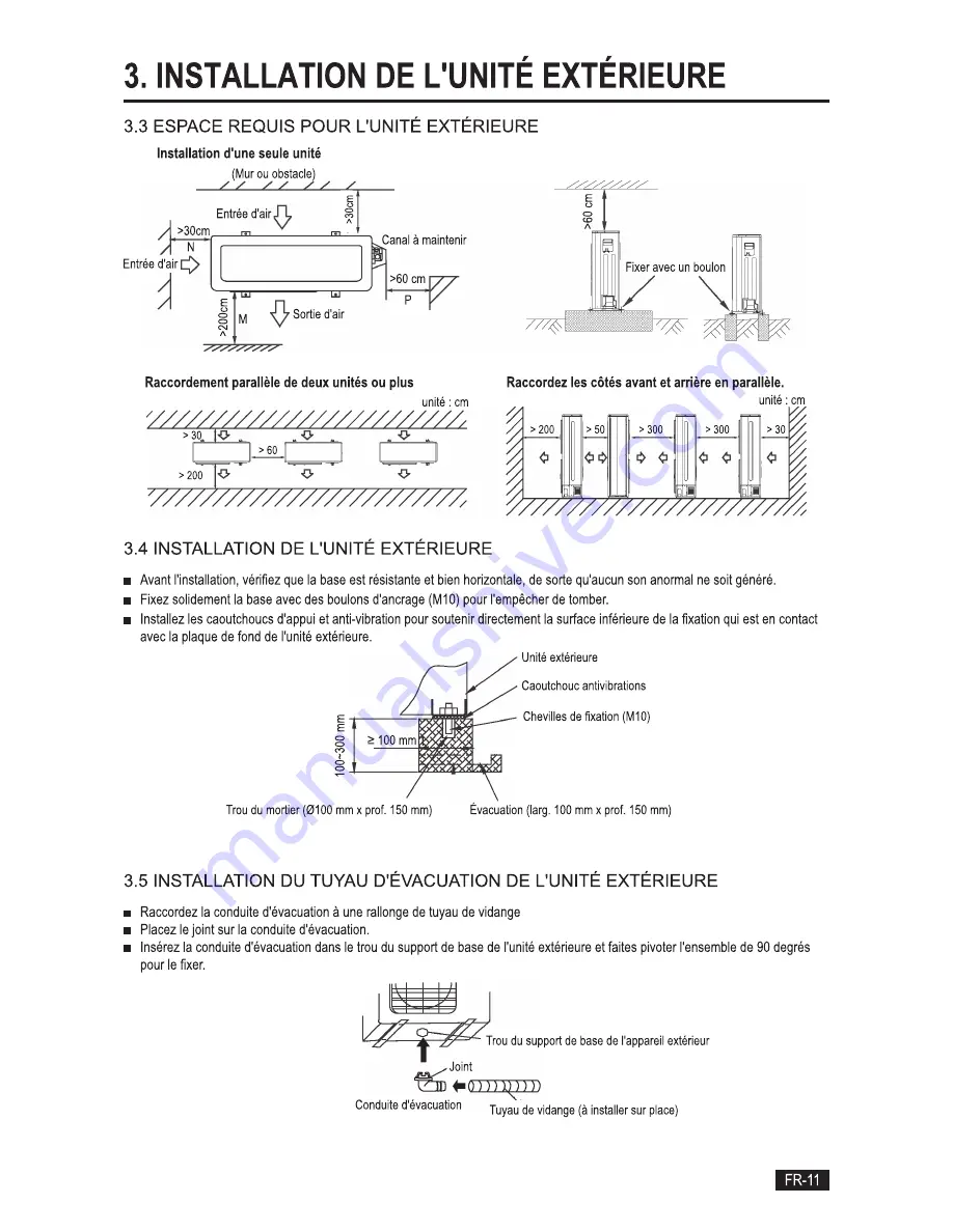 CIAT 38HU18VSC Installation Manual Download Page 12