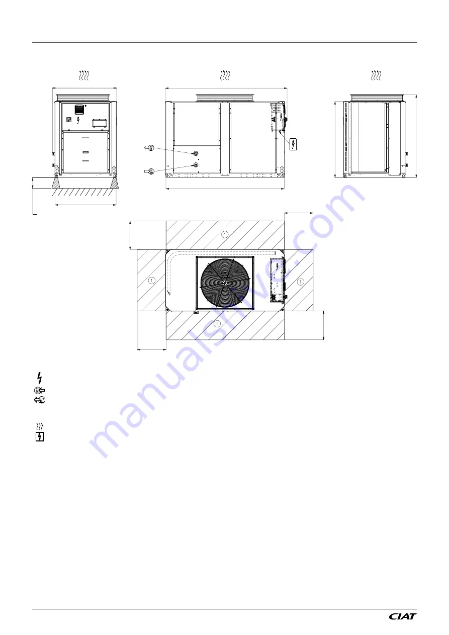 CIAT AQUACIAT CALEO TD 100 Instruction Manual Download Page 14