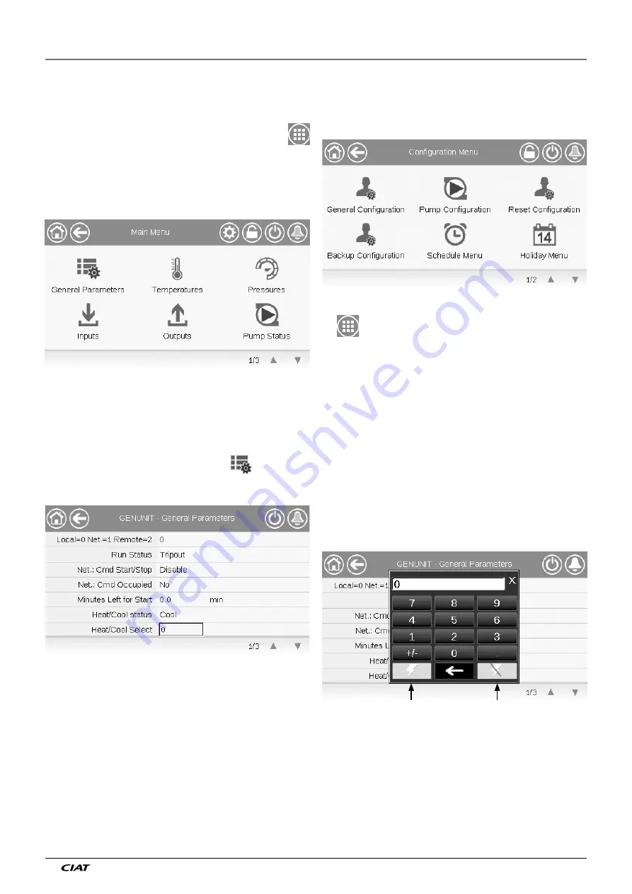 CIAT AQUACIATPOWER CONNECT TOUCH ILD 602R Скачать руководство пользователя страница 19