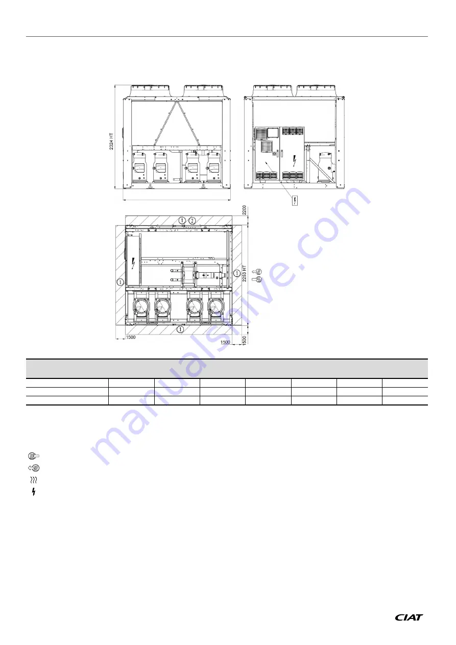 CIAT AQUACIATPOWER ILD 0602R Instruction Manual Download Page 6