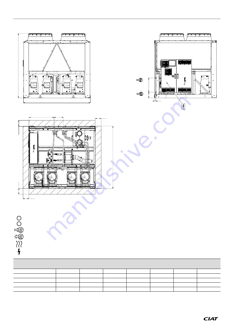 CIAT AQUACIATPOWER ILD 0602R Instruction Manual Download Page 64