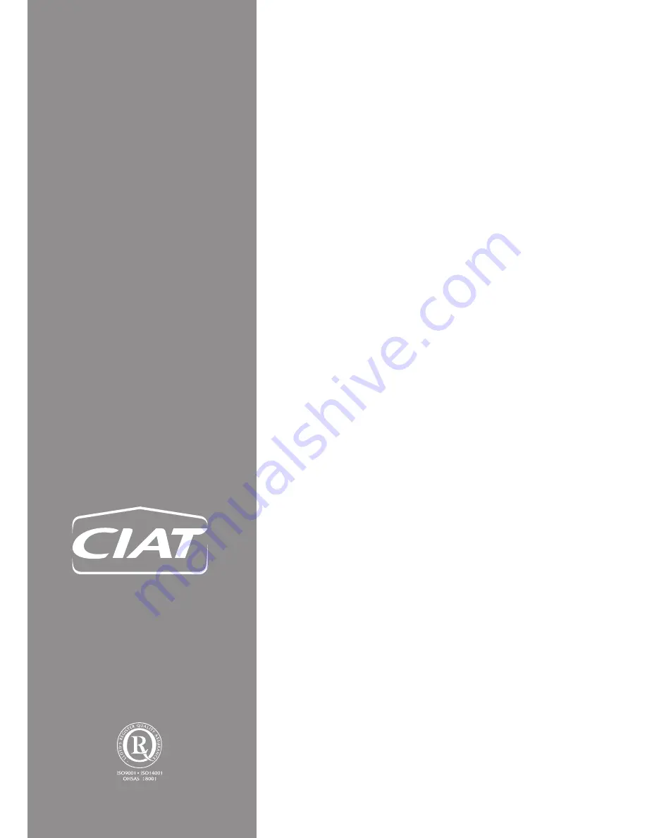 CIAT Divio Installation & Maintenance Manual Download Page 18