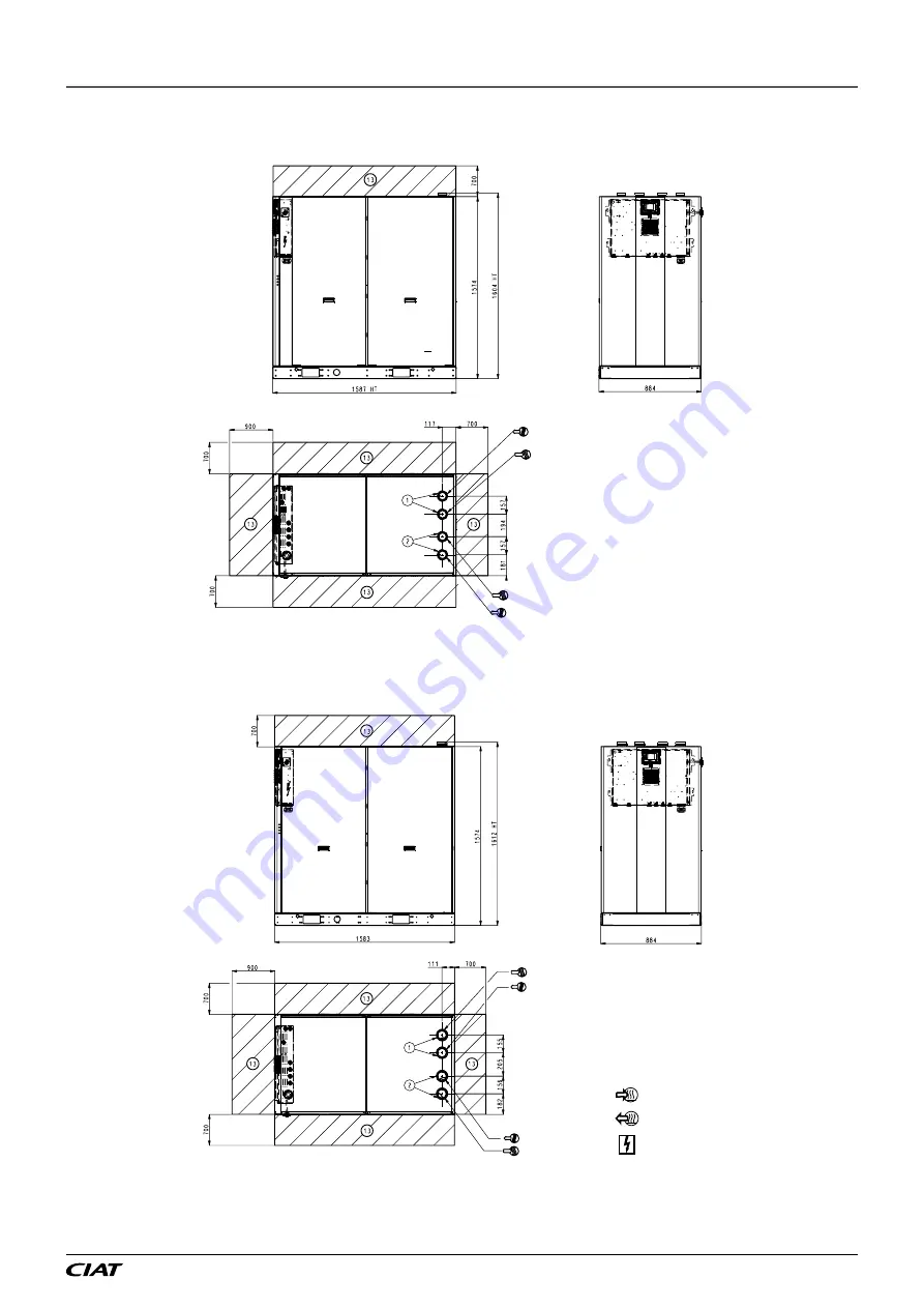 CIAT DYNACIAT LG 080 Instruction Manual Download Page 13