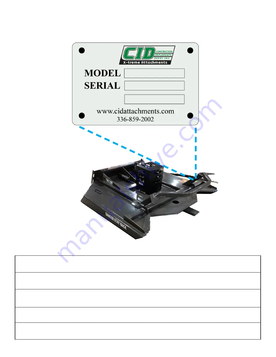 CID Severe Duty 20-30 GPM Series Owner'S Manual Download Page 2