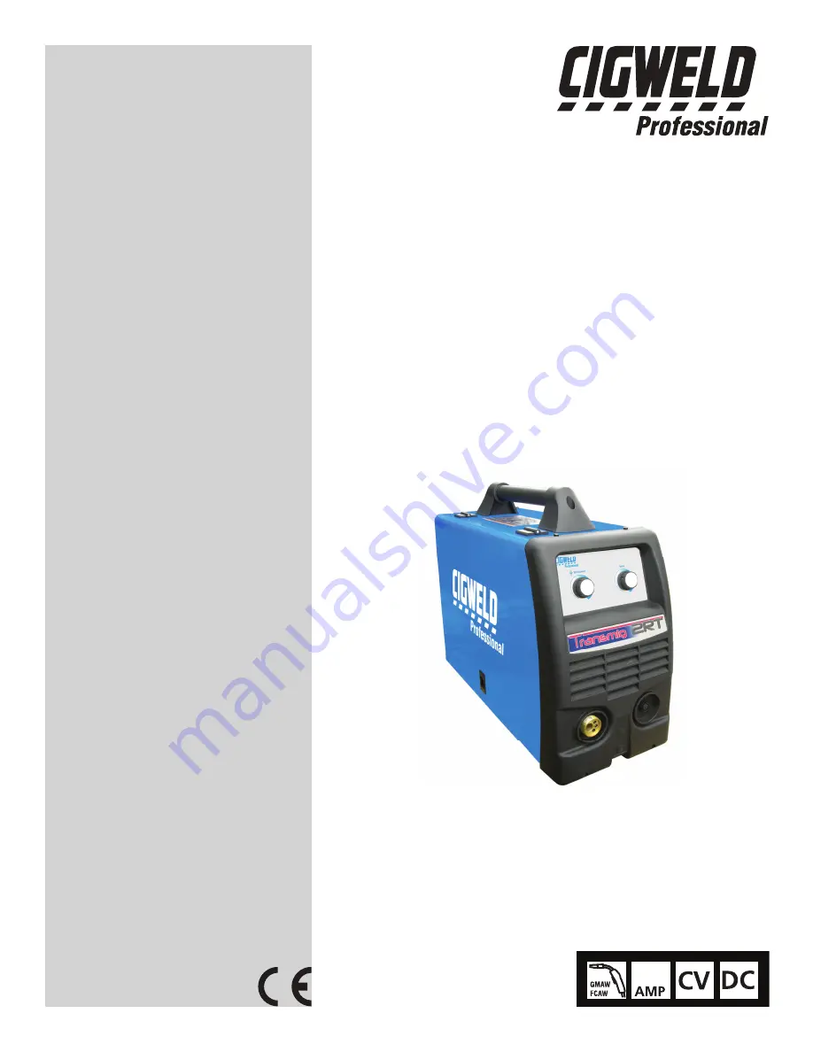 CIGWELD 2RT TRANSMIG Operating Manual Download Page 1