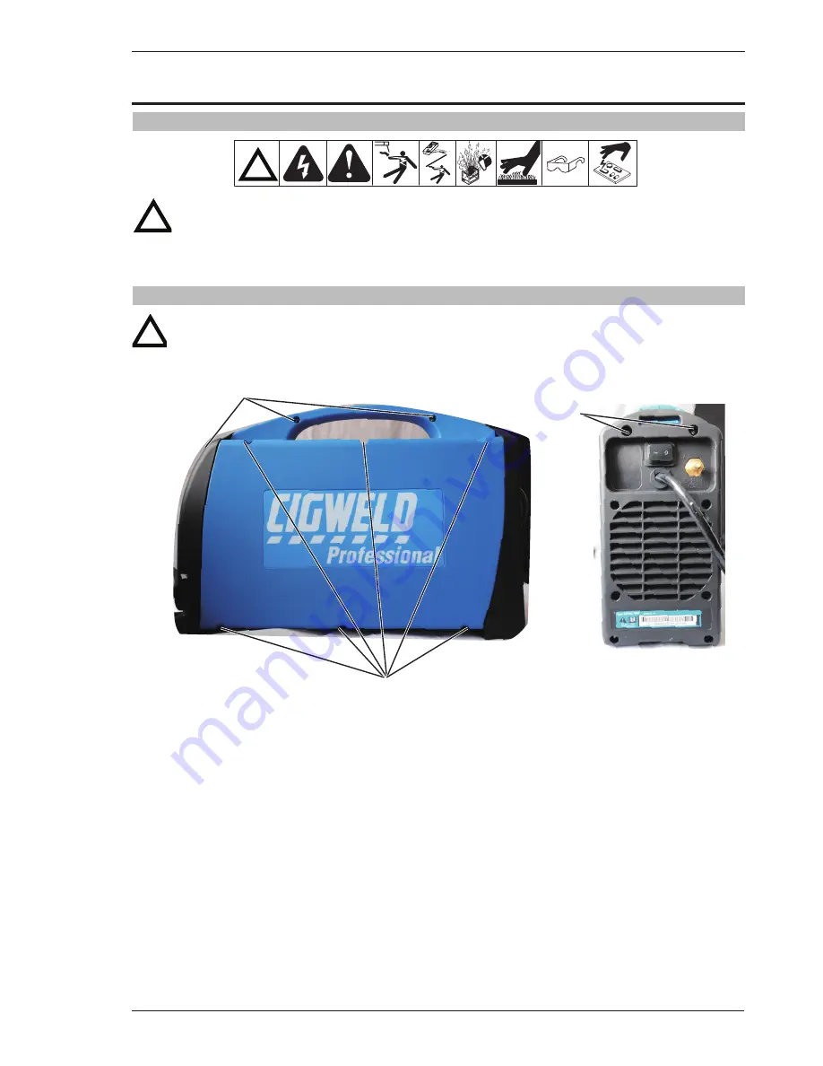 CIGWELD TRANSarc 130i Service Manual Download Page 61