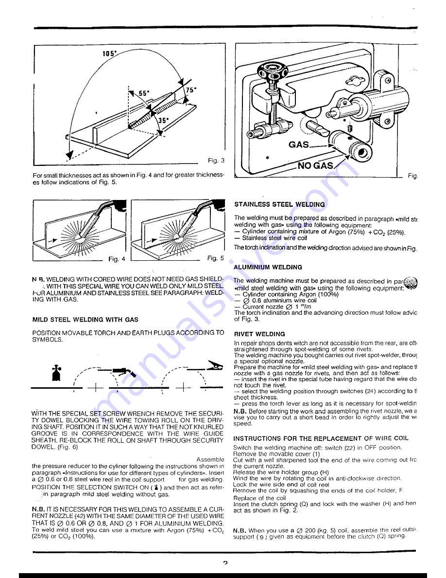 CIGWELD Transmig 130 Twin Instruction Manual Download Page 3